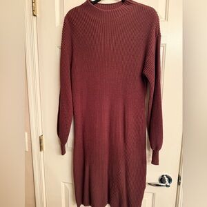 Style & Co. Brown Knit Dress.     Size Medium NWOT